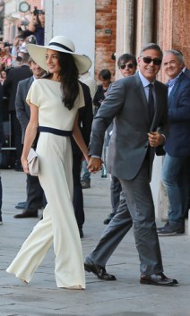 Her white Stella McCartney suit was an instant classic. Photo: AAP