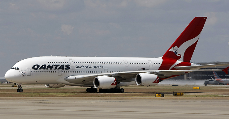 Qantas, Airbus A380, AAP