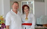 Robert Kelvin Ellis and his wife Noor.