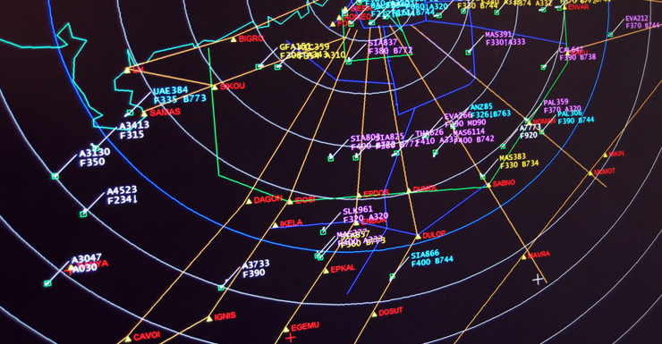Plane radar plane crash search