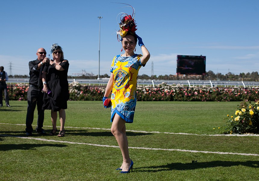 Melbourne Cup Fashions on the Field 2014