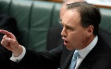 Environment Minister Greg Hunt. Question Time. October 30 2013. AAP