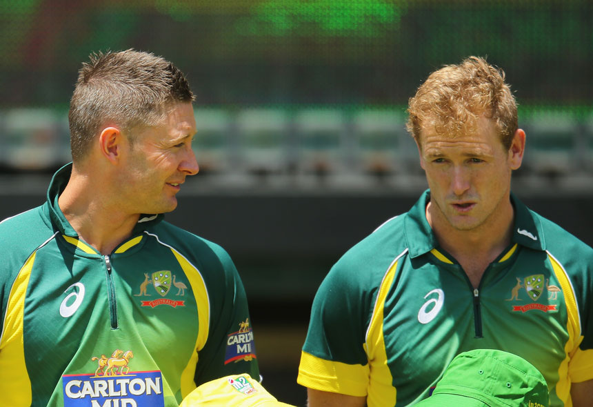 Michael Clarke and George Bailey