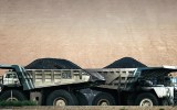 Coal mining trucks