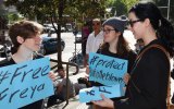 Freya Newman supporters