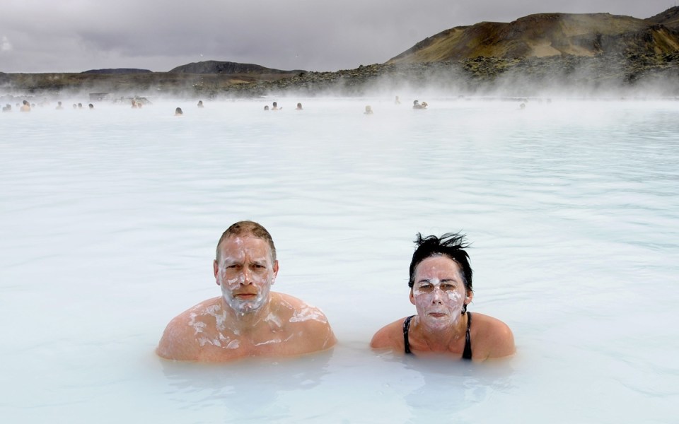 Iceland thermal spring