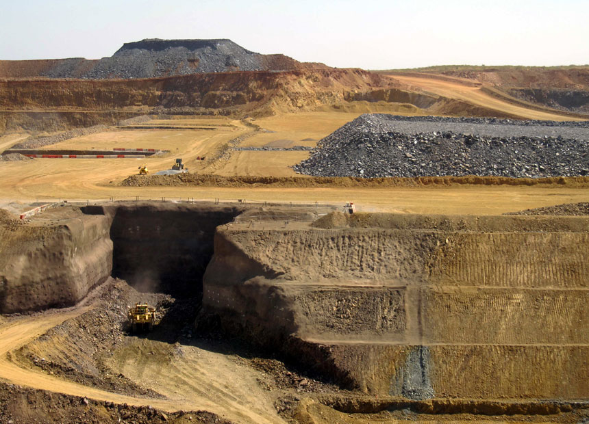 Iron ore price slump
