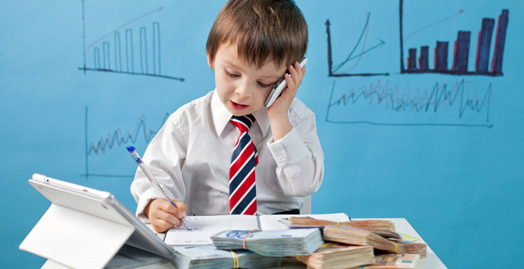 Child saving money chart