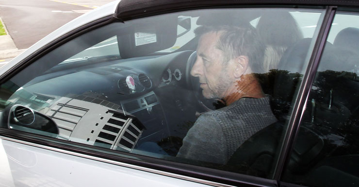 Phil Rudd leaves Tauranga District Court