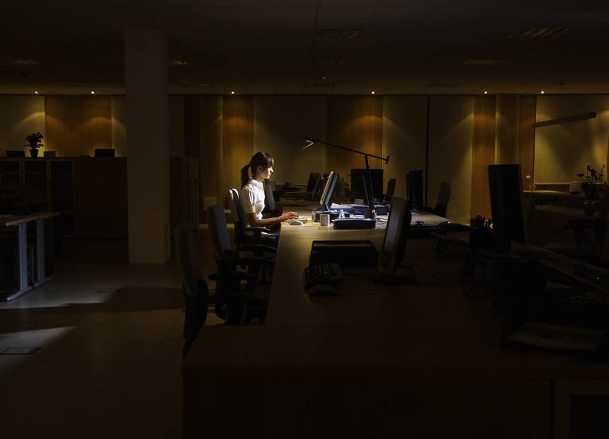 working overtime