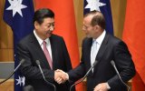 China's President Xi Jinping and Australia's Prime Minister Tony Abbott.