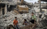 Children, like these in Gaza, have been caught up in wars.