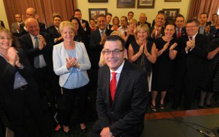 Incoming Victorian Premier Daniel Andrews poses for a photo.