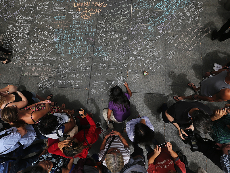 Sydney siege memorial gallery