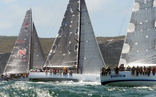 Crews in the Sydney to Hobart have arrived with a series of fishy tales.