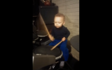 Jaxon Brown on the drums