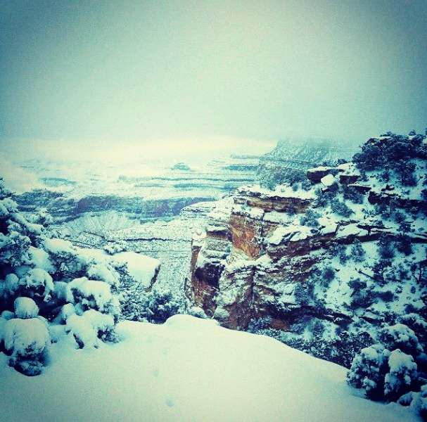 Grand Canyon snow