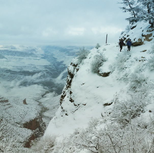 Grand Canyon snow