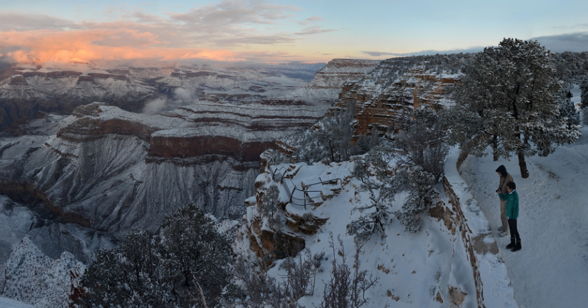 Grand Canyon snow