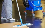 Cleaner with mop