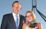 Tony Abbott and Rosie Batty