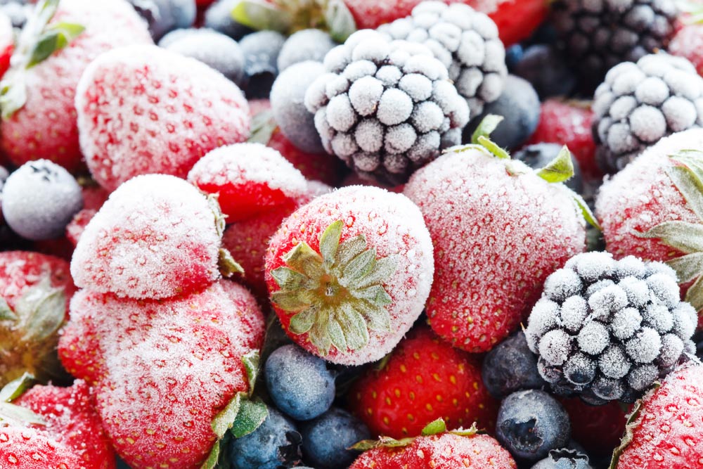 Frozen berries
