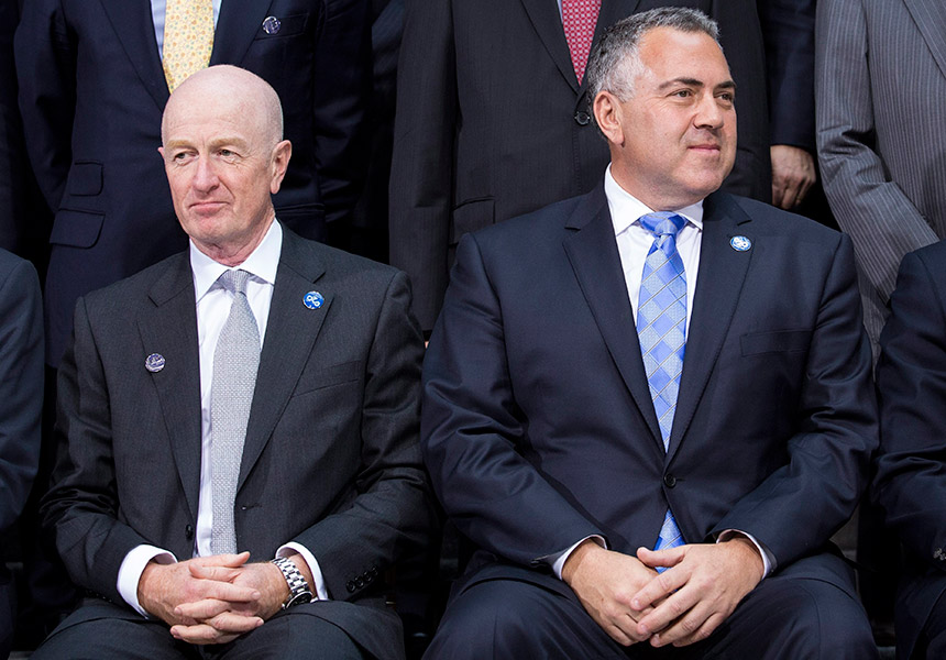 Glenn Stevens and Joe Hockey