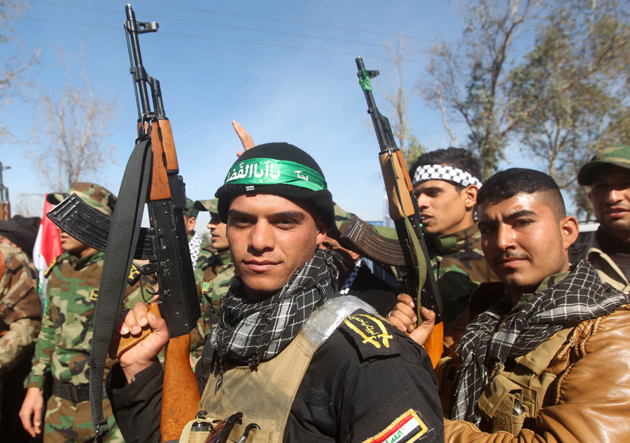 Islamic State Iraq shiite fighter AAP