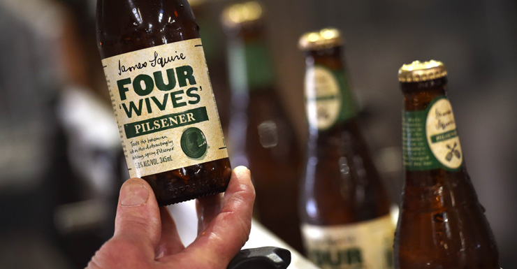 James Squire craft beer