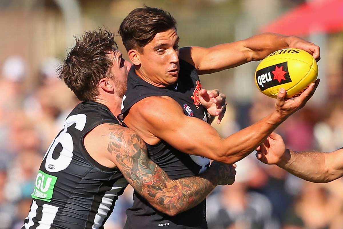 AFL NAB Challenge Collingwood and Carlton