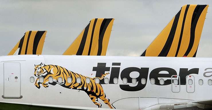 Tiger Airways plane AAP