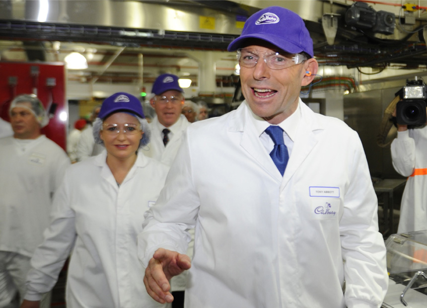 Tony Abbott Cadbury