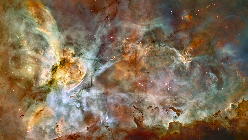 Hubble space galaxy stars