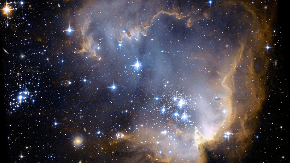 Hubble space galaxy stars