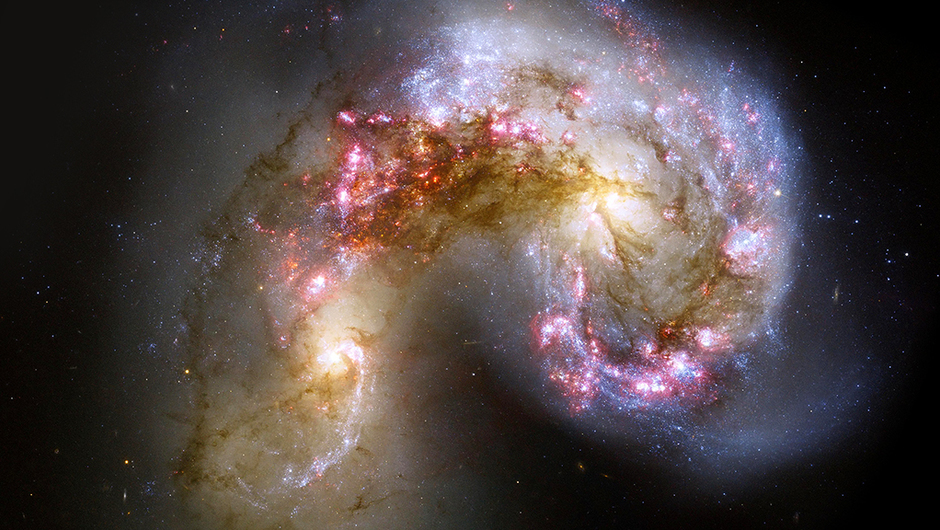 Hubble space galaxy stars