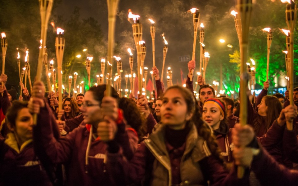 Getty armenian-genocide-candles-torch