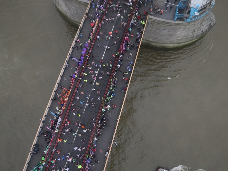 Getty london bridge marathon