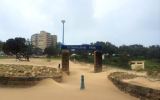Sand from Sydney's Coogee Beach washed into Dunningham Park.