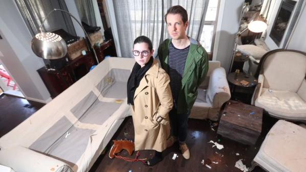 Mark and Star King got rude shock when they arrived home.