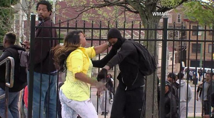 'Mom of the year' tells off her rioting son.