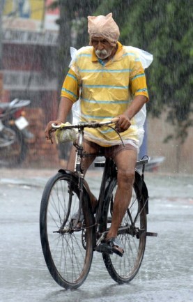 INDIA-WEATHER-RAIN