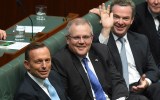 Scott Morrison, Tony Abbott, Christopher Pyne