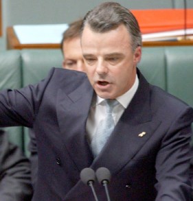 Former Education Minister Brendan Nelson was criticised for gagging academics.