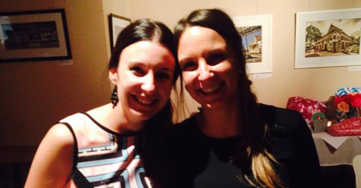 Stephanie Scott with sister