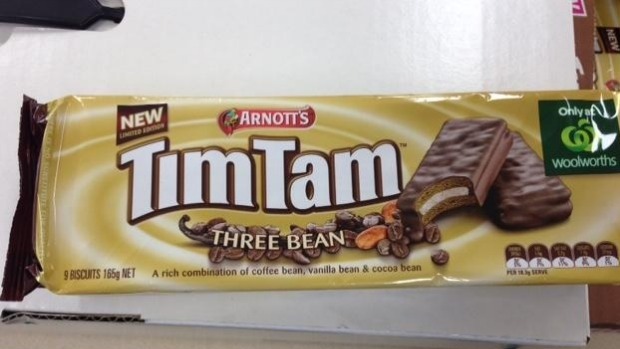 'Three Bean' Tim Tams should be better received than vegemite chocolate.