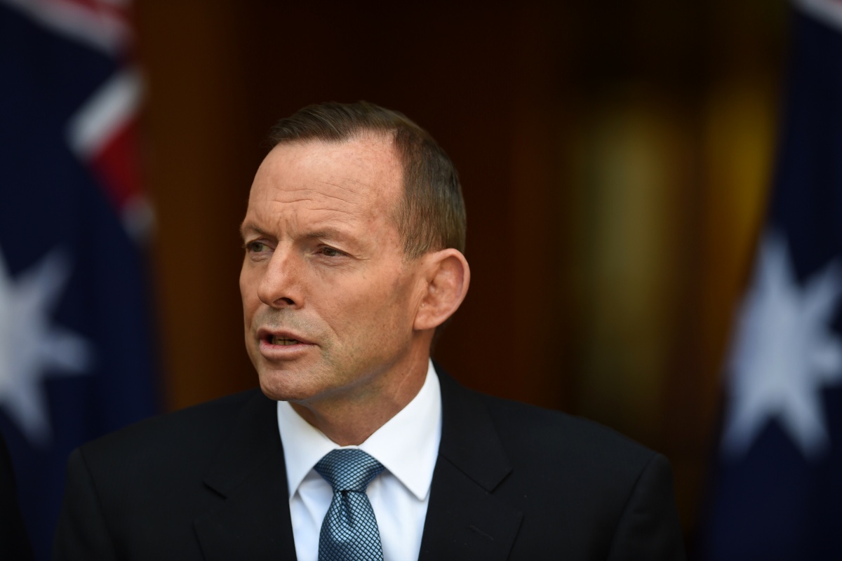 Mr Abbott is keeping quiet about Australia's troop commitment.