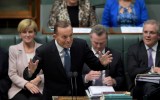 Mr Abbott danced around the slip-up.
