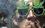 man smokes marijuana. Getty