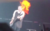 Guitarist Michael Clifford fire