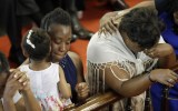 Mourners at Emanuel African American Episcopal Church.